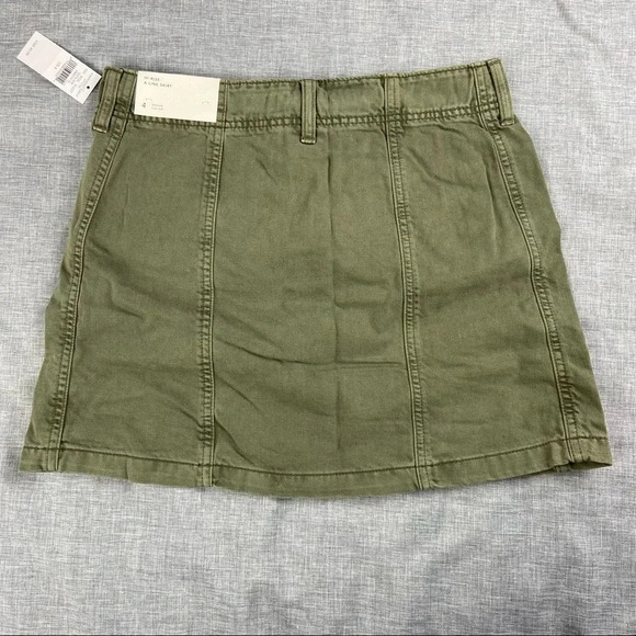 American Eagle Outfitters Button Front Skirt NWT - Picture 2 of 9